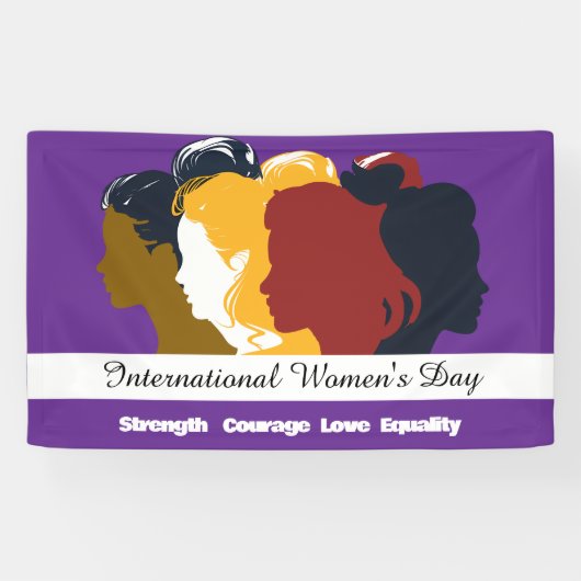 Banderoles Fêtez la Journée des Femmes 8 mars 2025 (Horizontal)