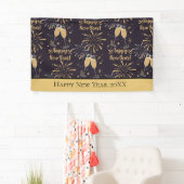 Banderoles Feu d'artifice de Nouvel An Personnalisé (En situation)