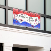 Banderoles Feu d'artifice en bleu blanc rouge (Bâtiment extérieur)