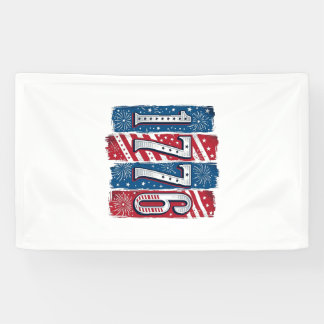 Banderoles Feu d'artifice patriotique 1776 Dessin vectoriel v