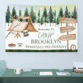 Banderoles Feu de camp de camping anniversaire extérieur S'mo (Salon professionnel)