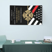 Banderoles Feu pompier Fête de graduation de l'Académie des i (Salon professionnel)