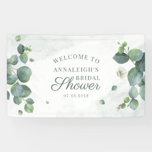 Banderoles Feuillage de verdure d'eucalyptus Élégant Shower d