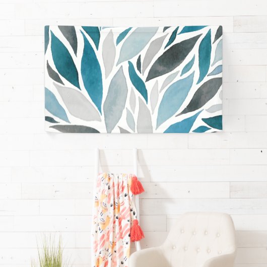 Banderoles feuille d'arbre (En situation)