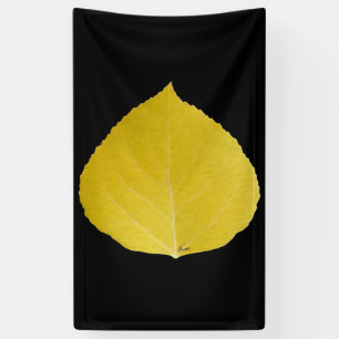 Banderoles Feuille d'Aspen jaune #5