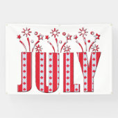 Banderoles Feuille d'érable canadienne juillet Bonne fête du  (Horizontal)