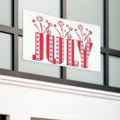 Banderoles Feuille d'érable canadienne juillet Bonne fête du  (Bâtiment extérieur)