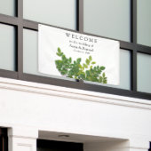 Banderoles Feuille Moringa avec espace texte (Bâtiment extérieur)