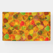 Banderoles Feuilles d'Aspen Collage Solide Medley 1 (Horizontal)