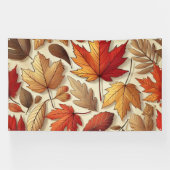 Banderoles feuilles d'automne classiques (Horizontal)