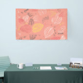 Banderoles Feuilles d'automne Motif 5 (Salon professionnel)