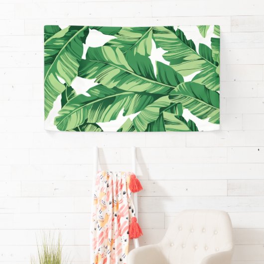 Banderoles Feuilles de bananes (En situation)