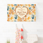 Banderoles Feuilles de l'érable Thanksgiving Brunch Dîner (En situation)