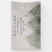 Banderoles Feuilles squelettes (Vertical)