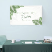 Banderoles Feuilles tropicales (Salon professionnel)
