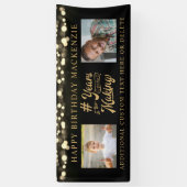 Banderoles Feux d'anniversaire Année photo dans la fabricatio (Vertical)