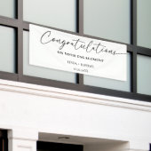 Banderoles Fiançailles Félicitations Typographie de l'écritur (Bâtiment extérieur)