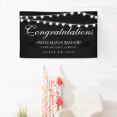 Banderoles Ficelle blanche de diplômé de félicitations de (En situation)