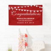 Banderoles Ficelle du rouge | de diplômé de félicitations de (En situation)