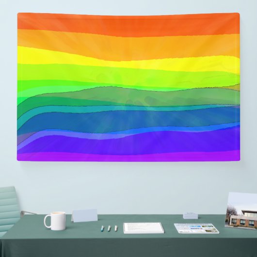 Banderoles Fière D'Être Moi - Fierté LGBTQIA (Salon professionnel)