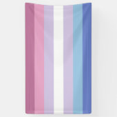 Banderoles Fierté de Bigender (Vertical)