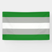 Banderoles Fierté de Greyromantic (Horizontal)