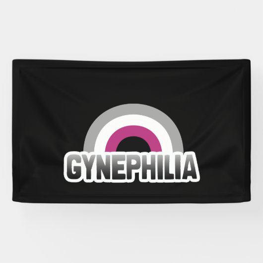 Banderoles Fierté gynéphile (Horizontal)