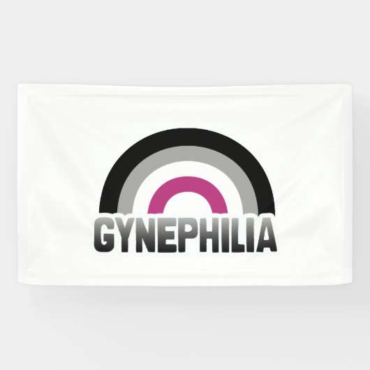 Banderoles Fierté gynéphile (Horizontal)