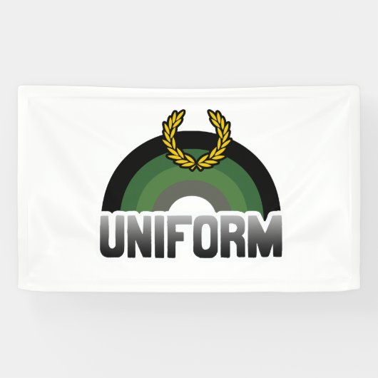 Banderoles Fierté uniforme (Horizontal)