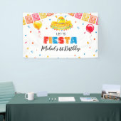 Banderoles FIESTA Birthday Party banner backdrop  (Salon professionnel)