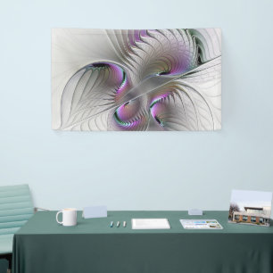 Banderoles Figure de fantaisie abstraite moderne timide Art f