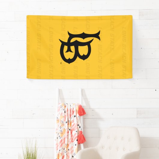 Banderoles Filigrane de Long Beach State (En situation)