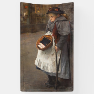 Banderoles Fille aux allumettes Pauvre gamin des rues Pauvret