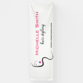 Banderoles Fille avec cheveux ondulés Coiffure icône de marqu (Vertical)