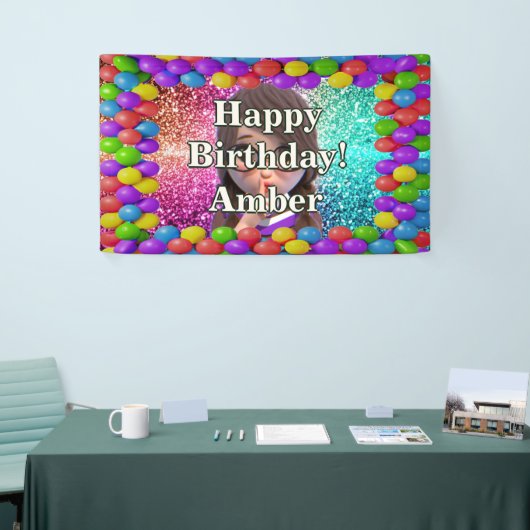 Banderoles Fille étudiante Fille personnalisable anniversaire (Salon professionnel)