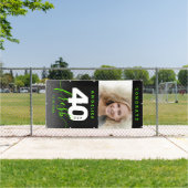 Banderoles Fille moderne vert brillant 40 et frais (Insitu)