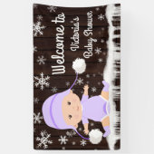 Banderoles Filles Bébé Son Froid À L'Extérieur Baby shower Ba (Vertical)