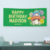 Banderoles Filles personnalisées Anniversaire de la grenouill (Salon professionnel)