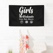 Banderoles Filles Week-end Vacances Boissons Photos Souvenirs (En situation)