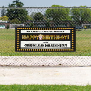 Banderoles Film Thème Anniversaire