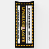 Banderoles Film Thème Anniversaire (Vertical)