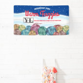 Banderoles Fils d'hiver de Noël tricot crochet homespun (Insitu)