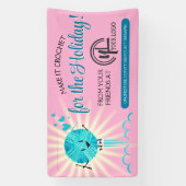 Banderoles Fils heureux de Noël crochet crochet d'artisanat e (Verticale)