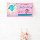 Banderoles Fils heureux de Noël crochet crochet d'artisanat e (Insitu)