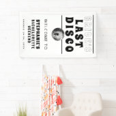 Banderoles Fin de semaine de la discothèque Dernier noir et b (En situation)