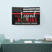 Banderoles Firefighter Fire Department Retirement Fireman (Salon professionnel)