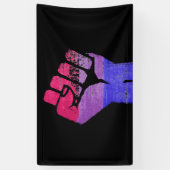 BANDEROLES FIST BISEXUEL (Vertical)
