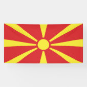Banderoles Flag de Macedonia (Horizontal)