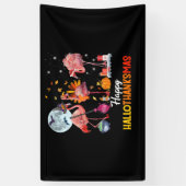 Banderoles Flamant rose|Flamant rose Thanksgiving Halloween N (Vertical)
