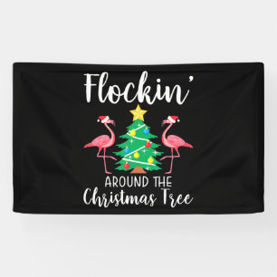 Banderoles Flamant rose Flockin autour du Flamant rose de l